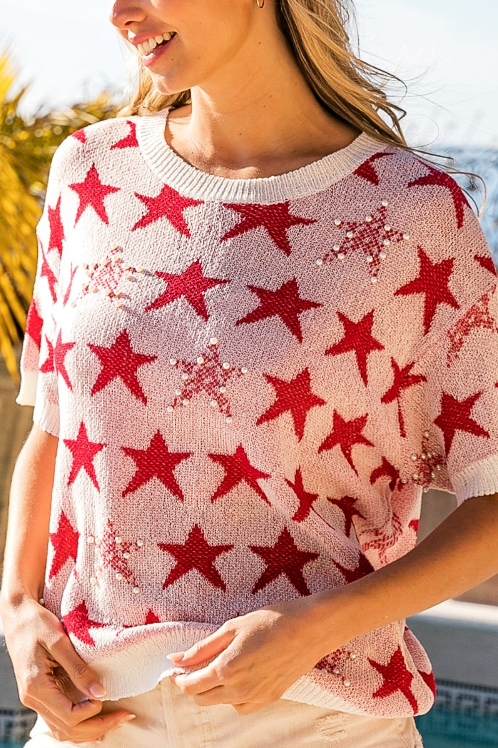 "She's a Star" Knit Top