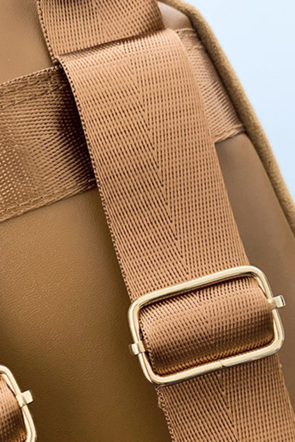 Janie Suede Adjustable Strap Backpack Bag