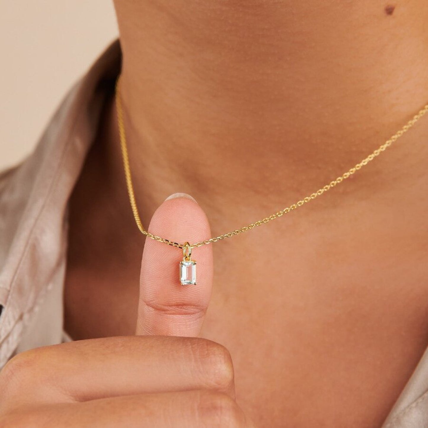Celestial Spark Titanium Steel Inlaid Zircon Pendant Necklace