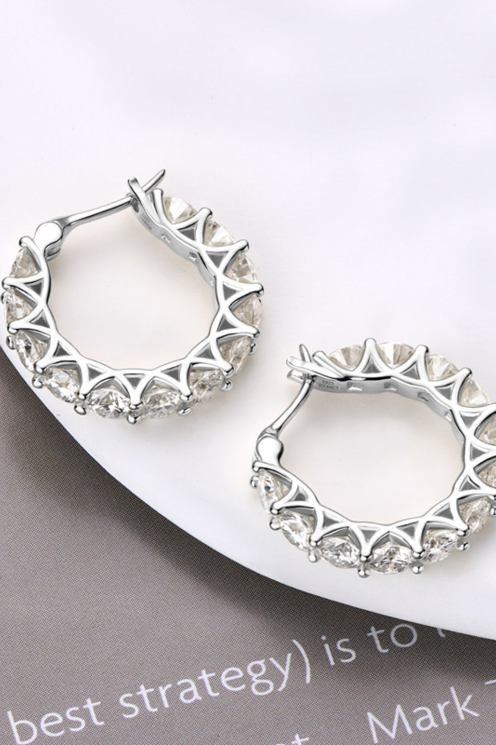 Kellie 7.2 Carat Moissanite 925 Sterling Silver Earrings
