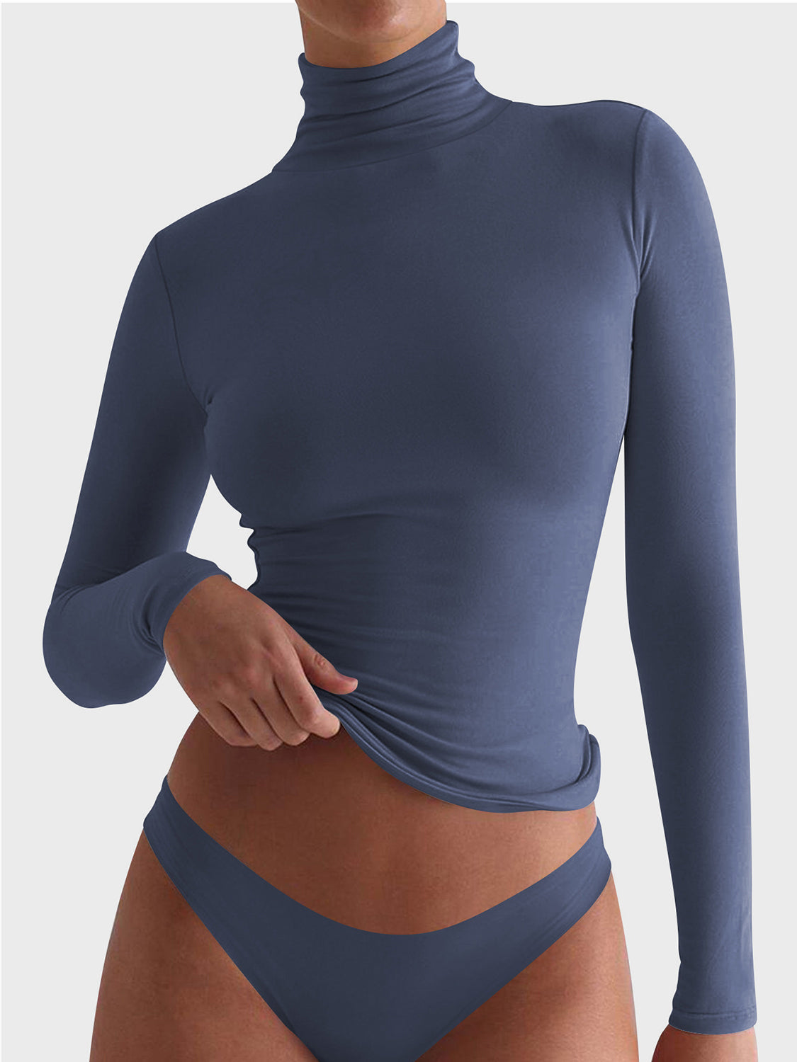 Halsey Lovelet Turtleneck Long Sleeve T-Shirt
