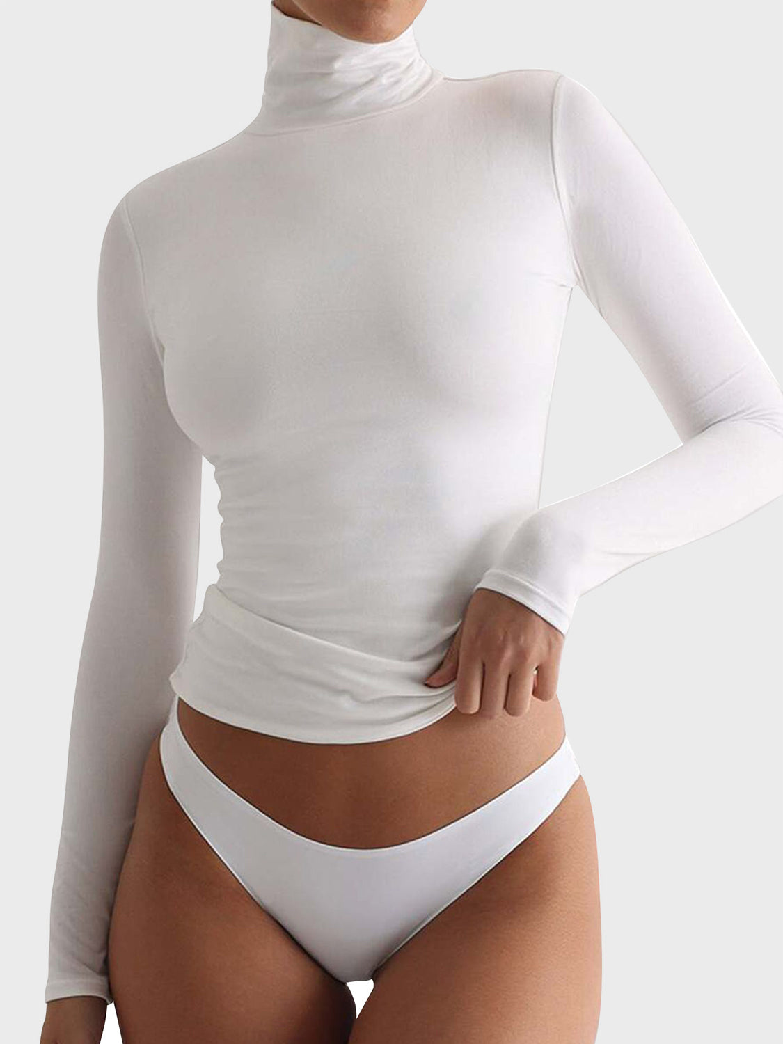 Halsey Lovelet Turtleneck Long Sleeve T-Shirt