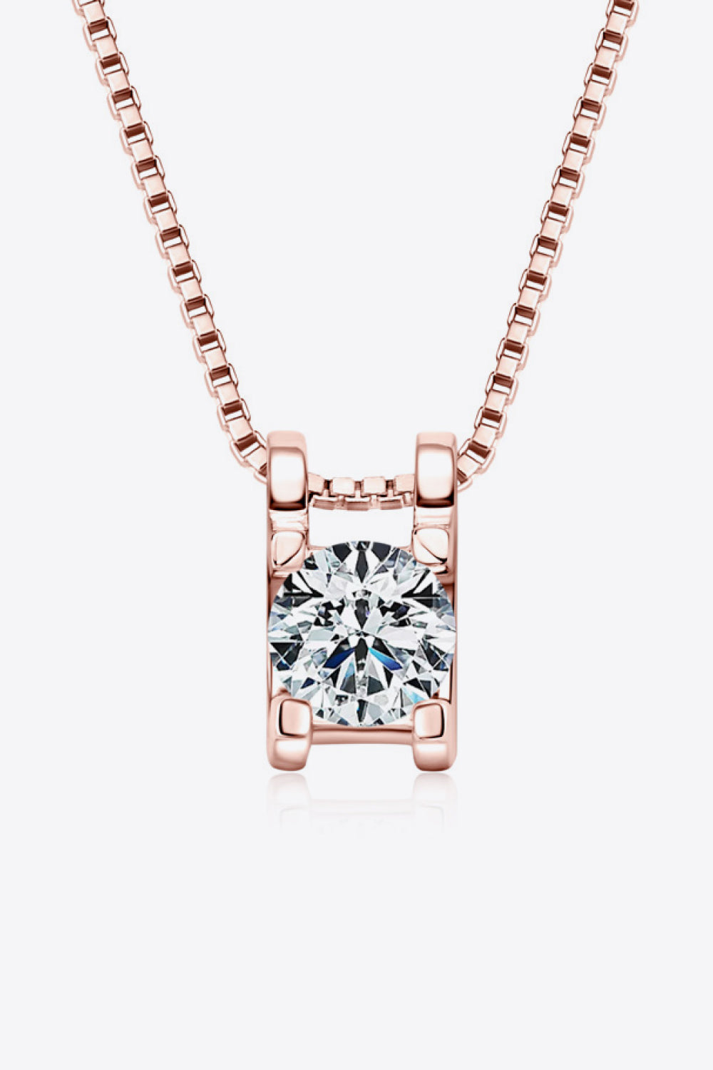 "The Stunner" Moissanite 925 Sterling Silver Necklace