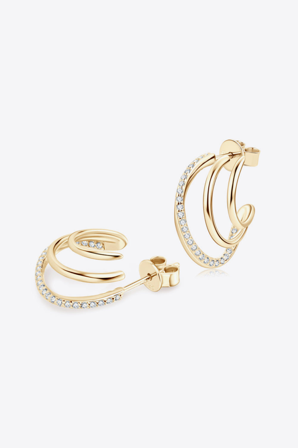The Changeup Moissanite 925 Sterling Silver Earrings