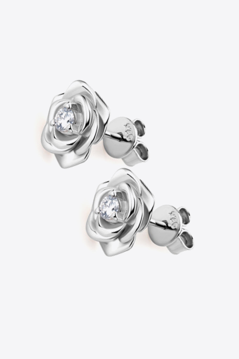 "Rosie" Adored Moissanite 925 Sterling Silver Earrings