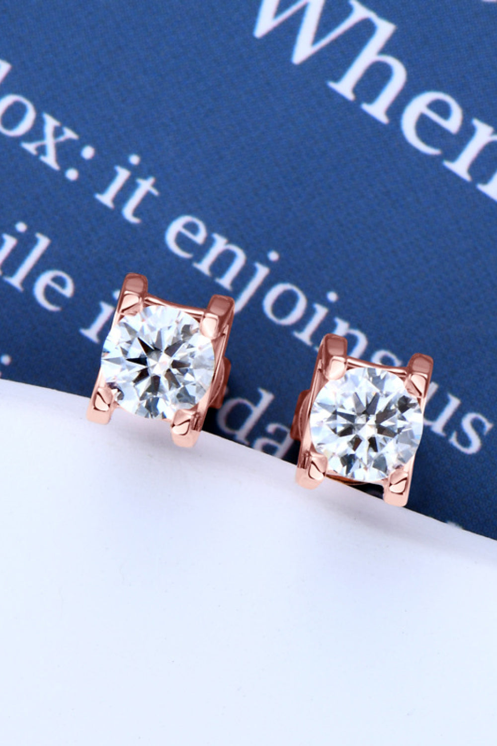 Maya Moissanite 925 Sterling Silver Stud Earrings