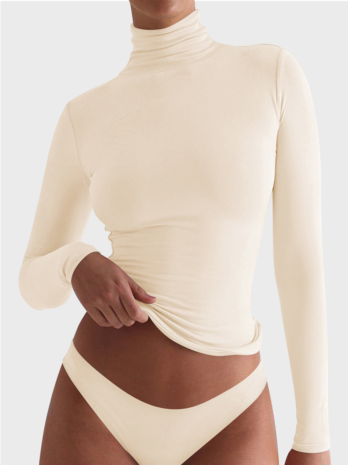 Halsey Lovelet Turtleneck Long Sleeve T-Shirt