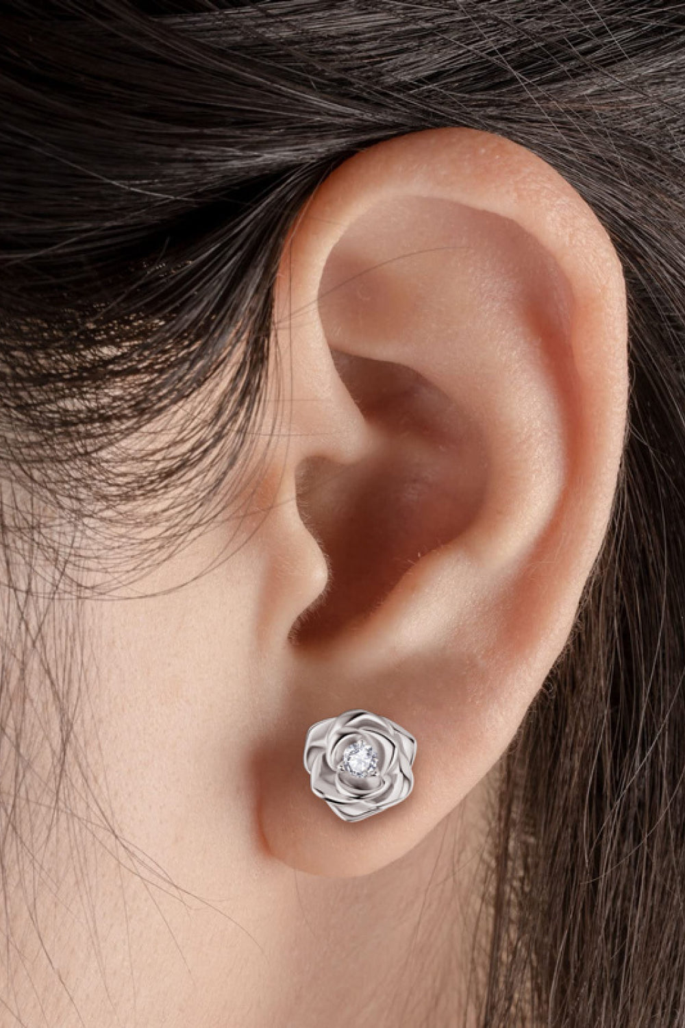 "Rosie" Adored Moissanite 925 Sterling Silver Earrings