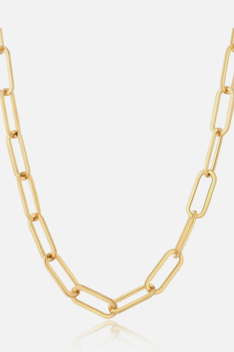 Scarlet Thick Clip Chain Necklace