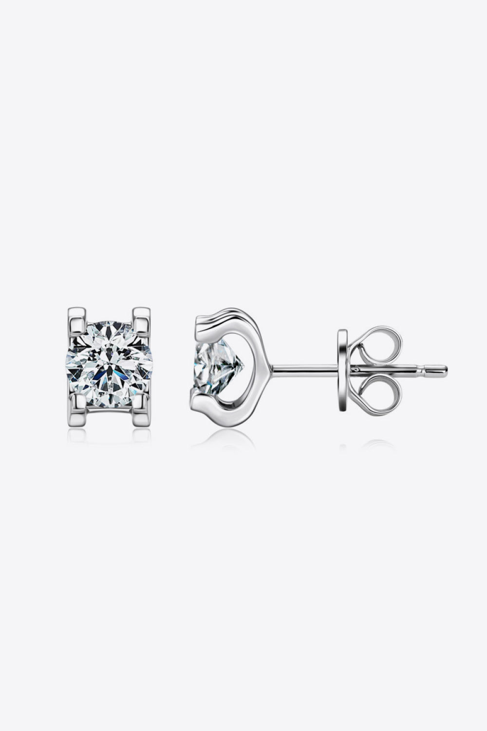 Maya Moissanite 925 Sterling Silver Stud Earrings