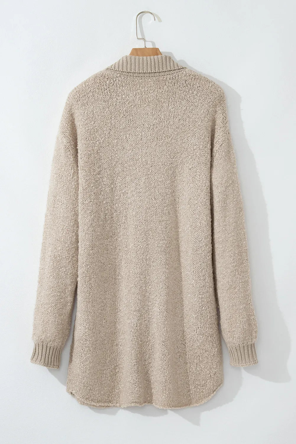 Chill Knit Pocketed Button Up Long Sleeve Cardigan