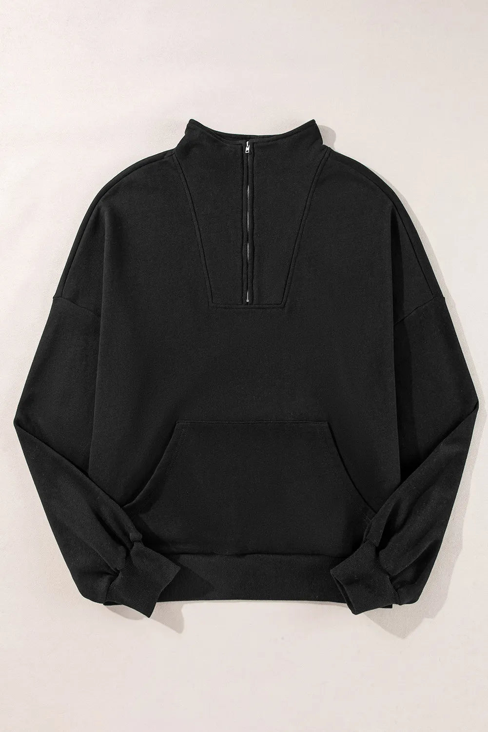 Getting Cozy Half Zip Long Sleeve Sweatshirt