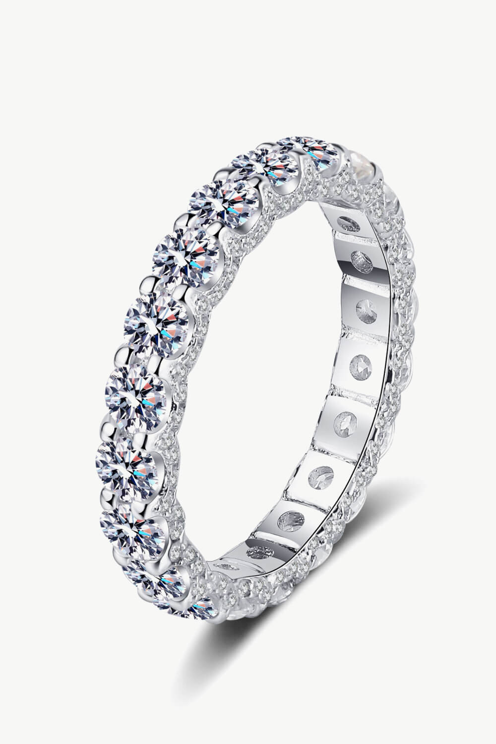 "Charmed" Moissanite Ring