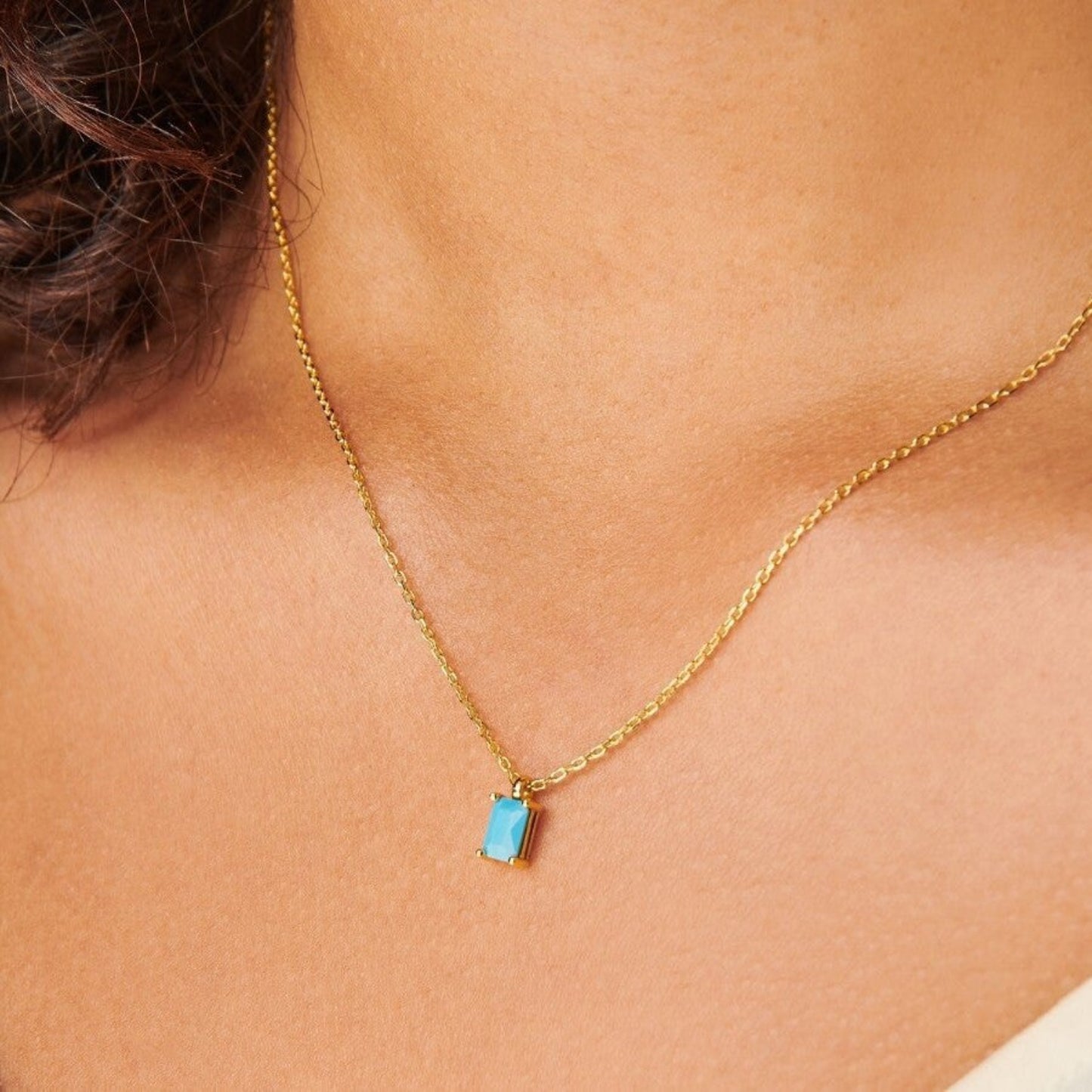 Celestial Spark Titanium Steel Inlaid Zircon Pendant Necklace
