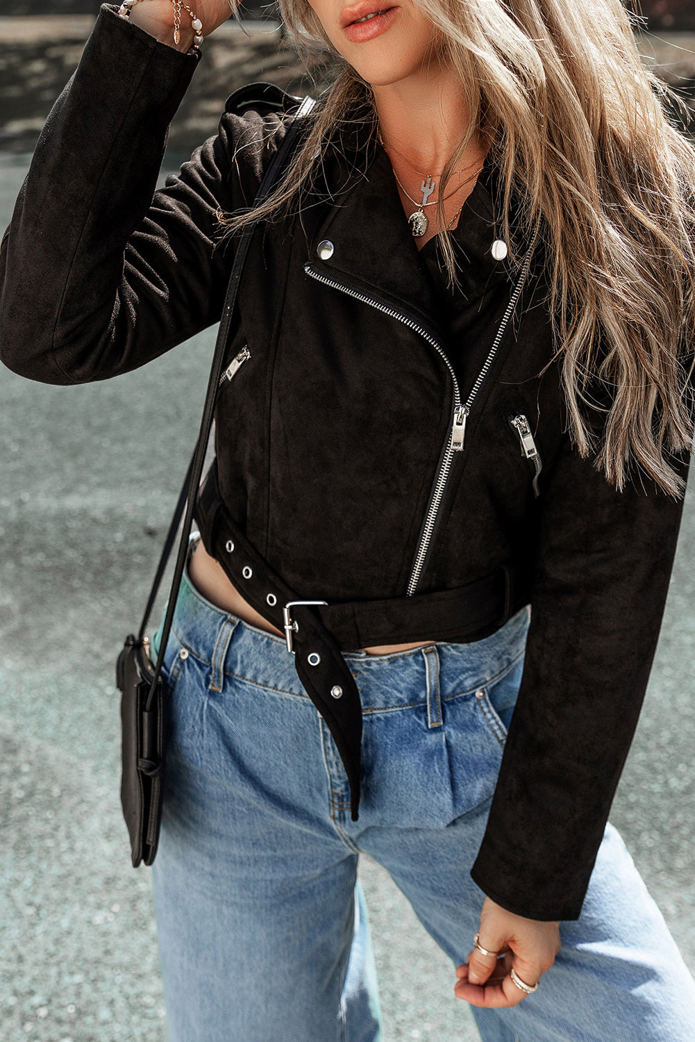 Iva Zip Up Collared Neck Jacket