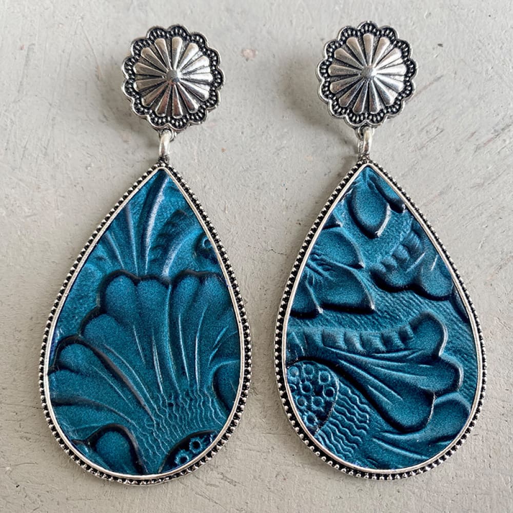 Western Dreams Alloy Teardrop Earrings