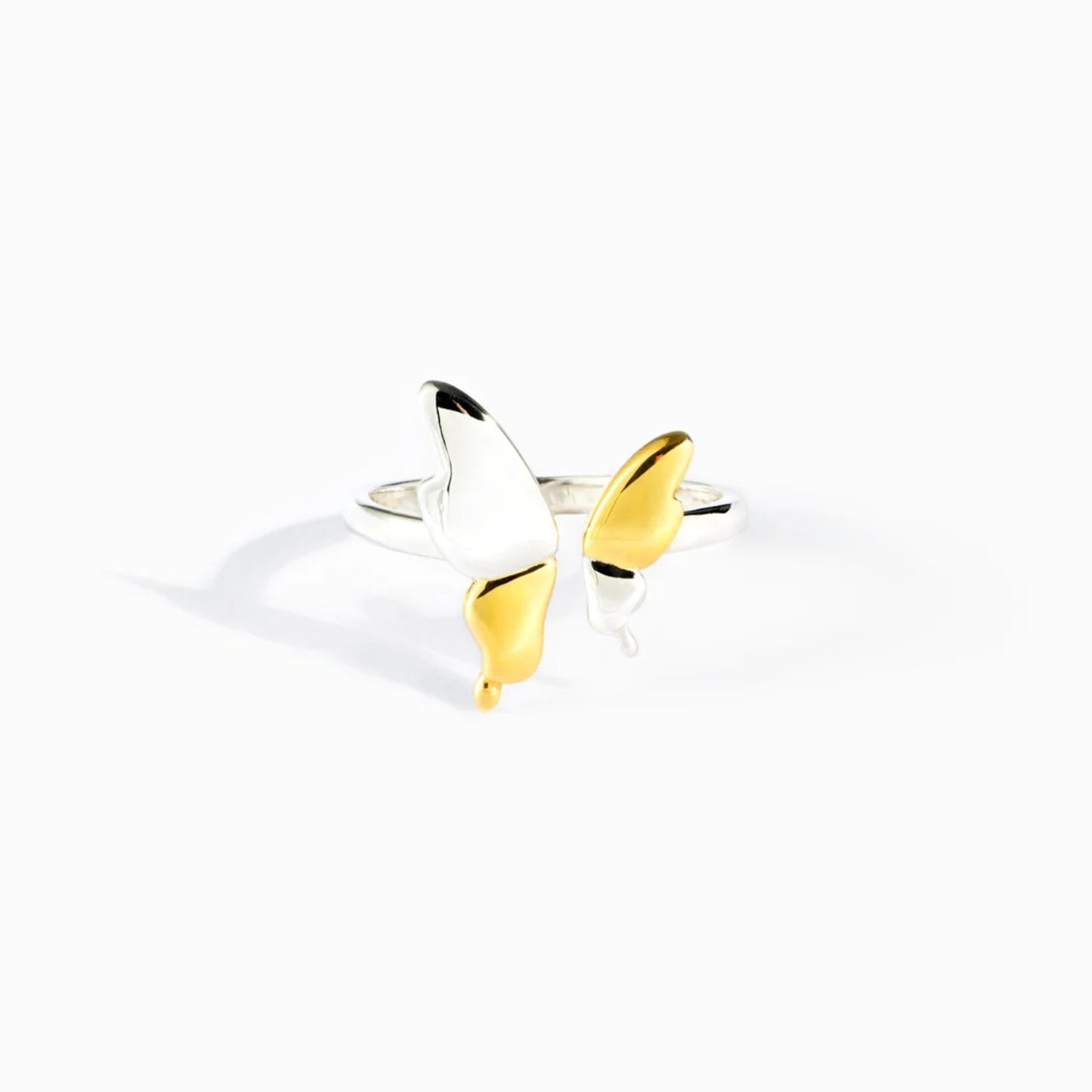 "At Peace" 925 Sterling Silver Butterfly Ring