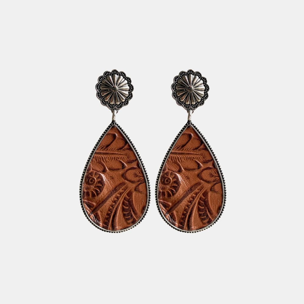 Western Dreams Alloy Teardrop Earrings
