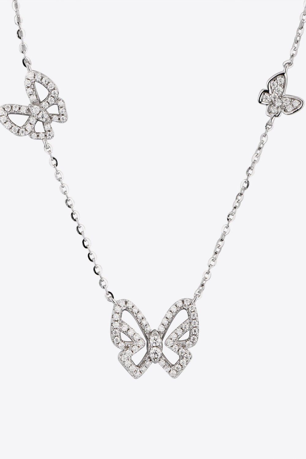 "Harmony" Moissanite Butterfly Shape Necklace