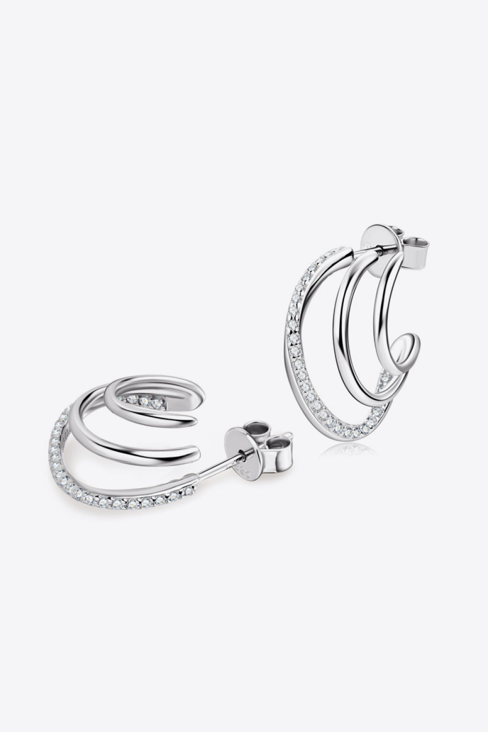 The Changeup Moissanite 925 Sterling Silver Earrings