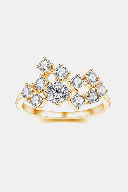 "Stardust" 1.2 Carat Moissanite 925 Sterling Silver Ring