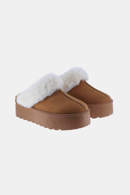 Stay Cozy Slippers (Tan)