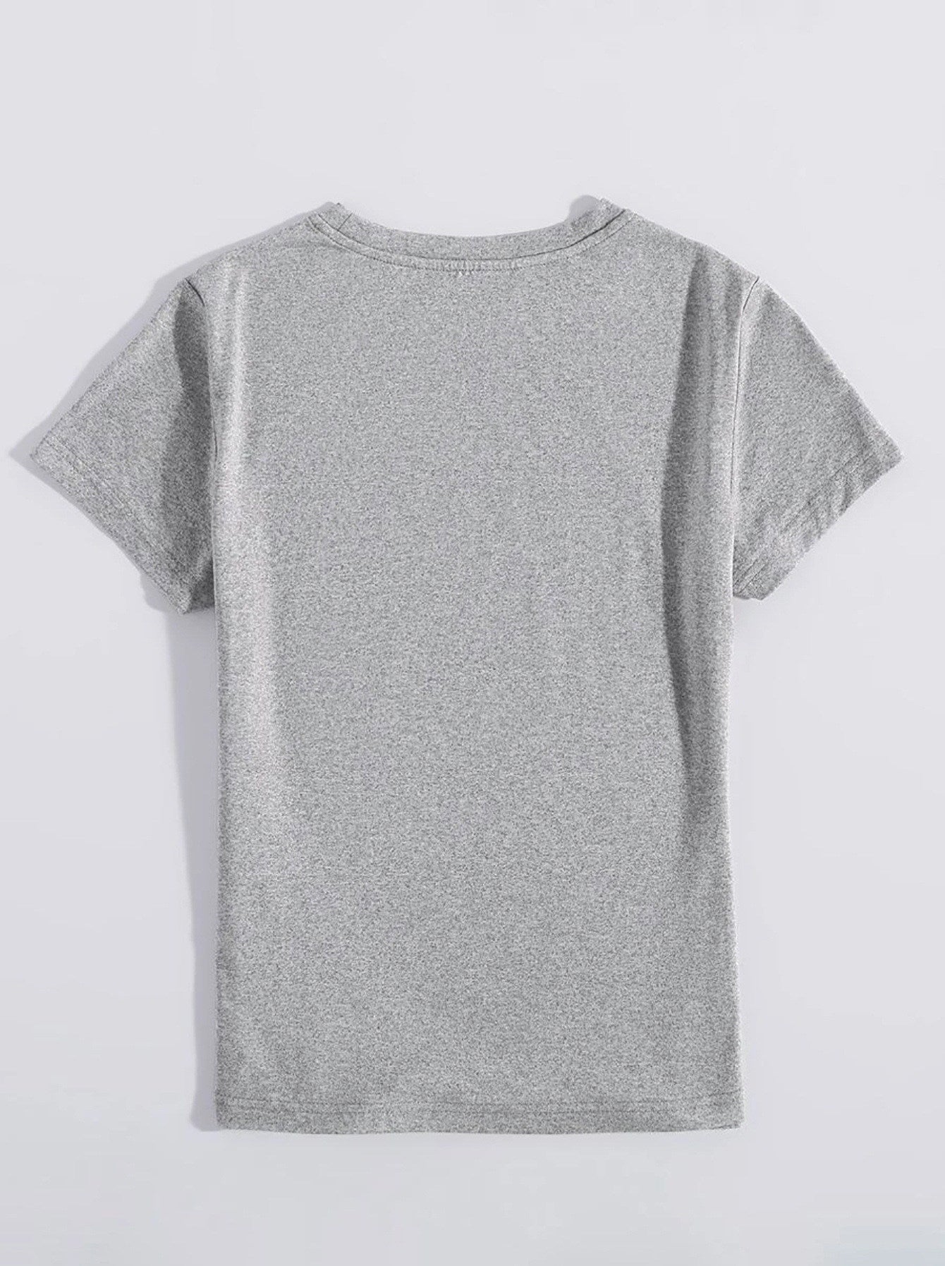 "Pray" Graphic Round Neck Short Sleeve T-Shirt