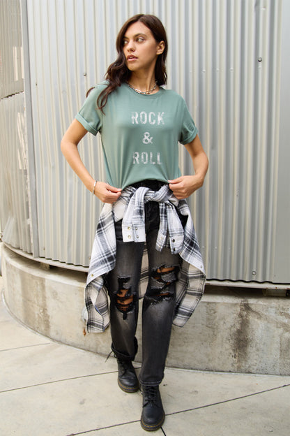 Rock and Roll Babe Short Sleeve T-Shirt