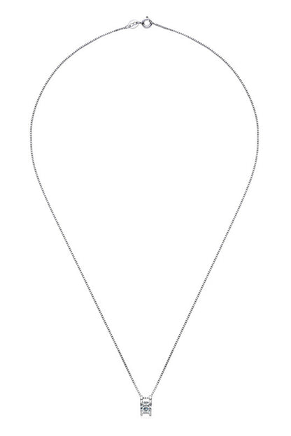 "The Stunner" Moissanite 925 Sterling Silver Necklace