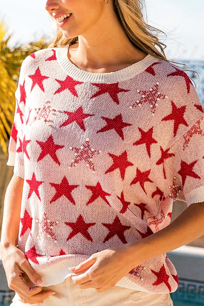"She's a Star" Knit Top