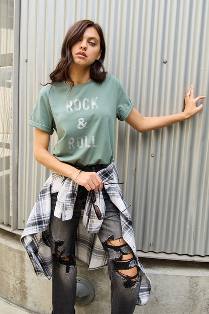 Rock and Roll Babe Short Sleeve T-Shirt
