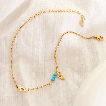"My Favorite Wing-Wo-Man" Anklet Bracelet