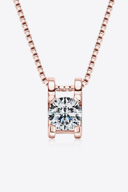 "The Stunner" Moissanite 925 Sterling Silver Necklace