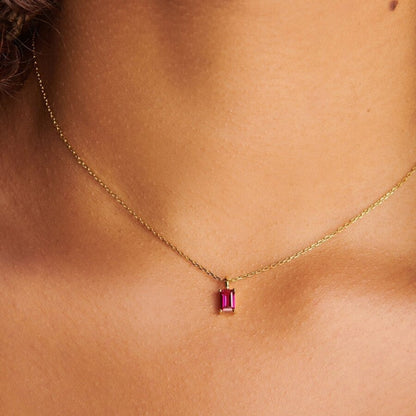 Celestial Spark Titanium Steel Inlaid Zircon Pendant Necklace