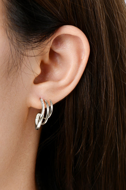 The Changeup Moissanite 925 Sterling Silver Earrings