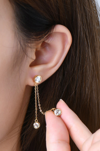 "Girls Night" 2.6 Carat Moissanite 925 Sterling Silver Earrings