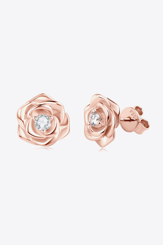 "Rosie" Adored Moissanite 925 Sterling Silver Earrings