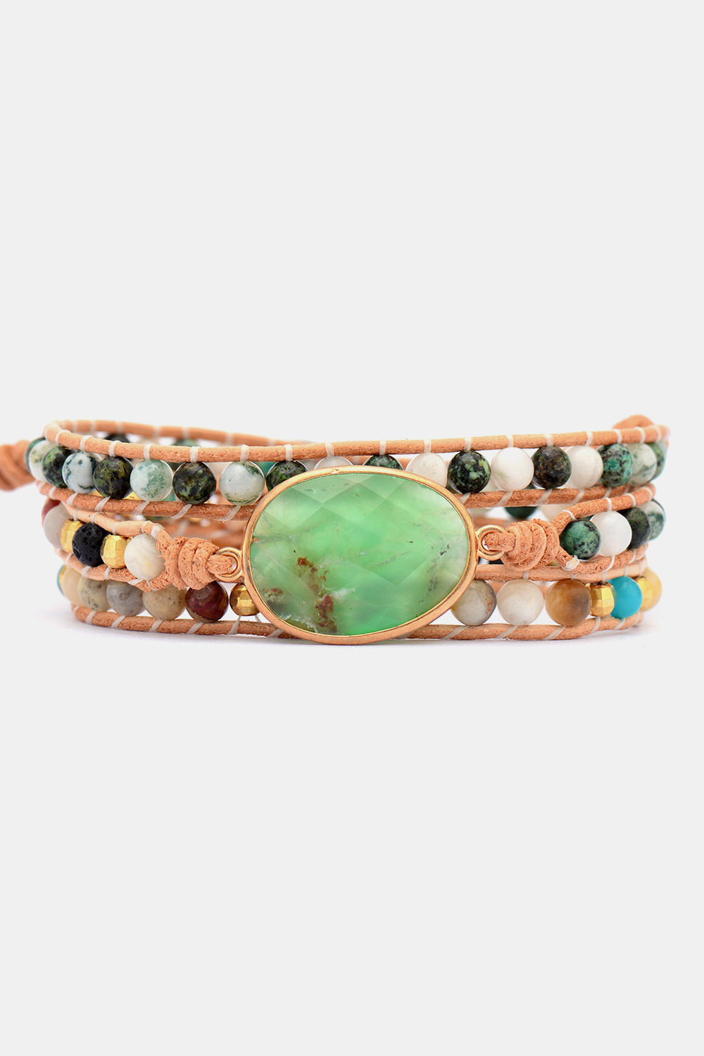 "Mother Earth" Natural Stone & Agate Bracelet