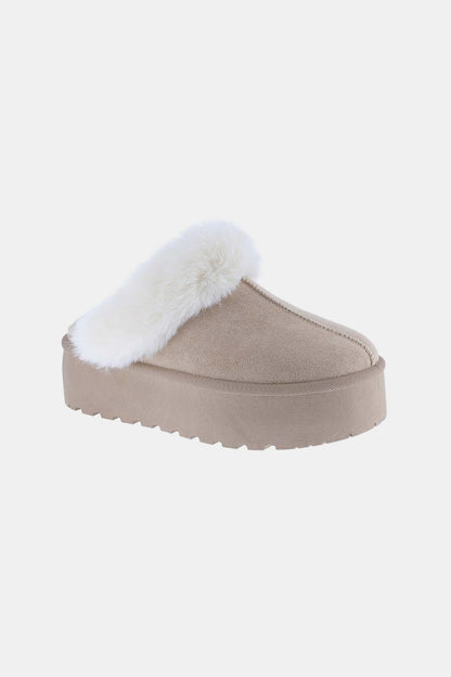Stay Cozy Slippers (Taupe)