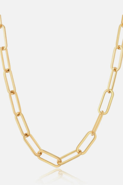 Scarlet Thick Clip Chain Necklace