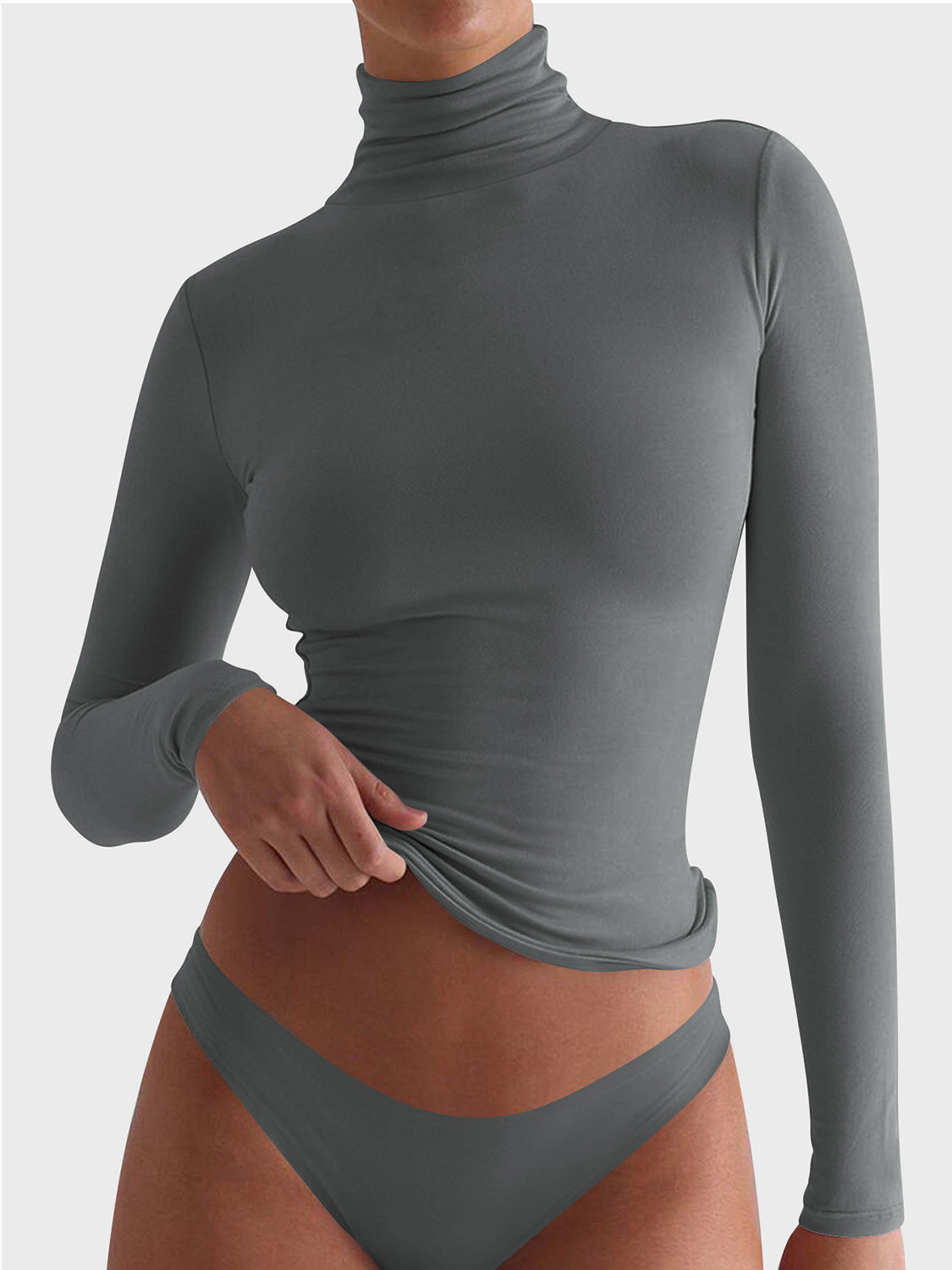 Halsey Lovelet Turtleneck Long Sleeve T-Shirt