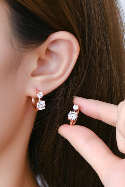 "Mercy" 1.3 Carat Moissanite 925 Sterling Silver Earrings