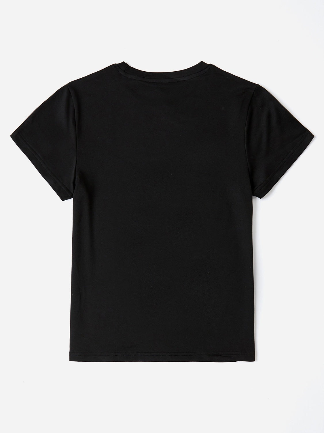 Leave the Judging to Jesus Letter Graphic Round Neck Short Sleeve T-Shirt