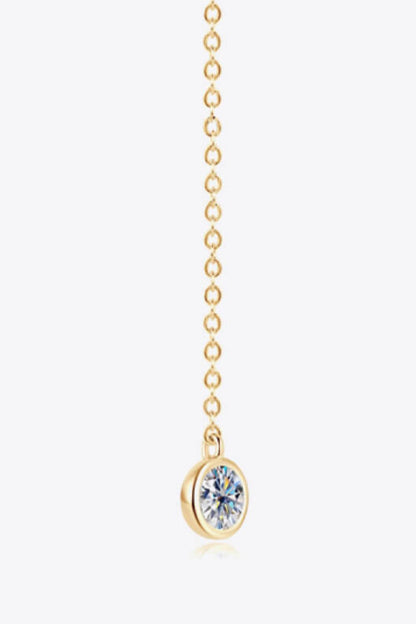 "Let the Beat Drop" Adored Moissanite Chain Earrings