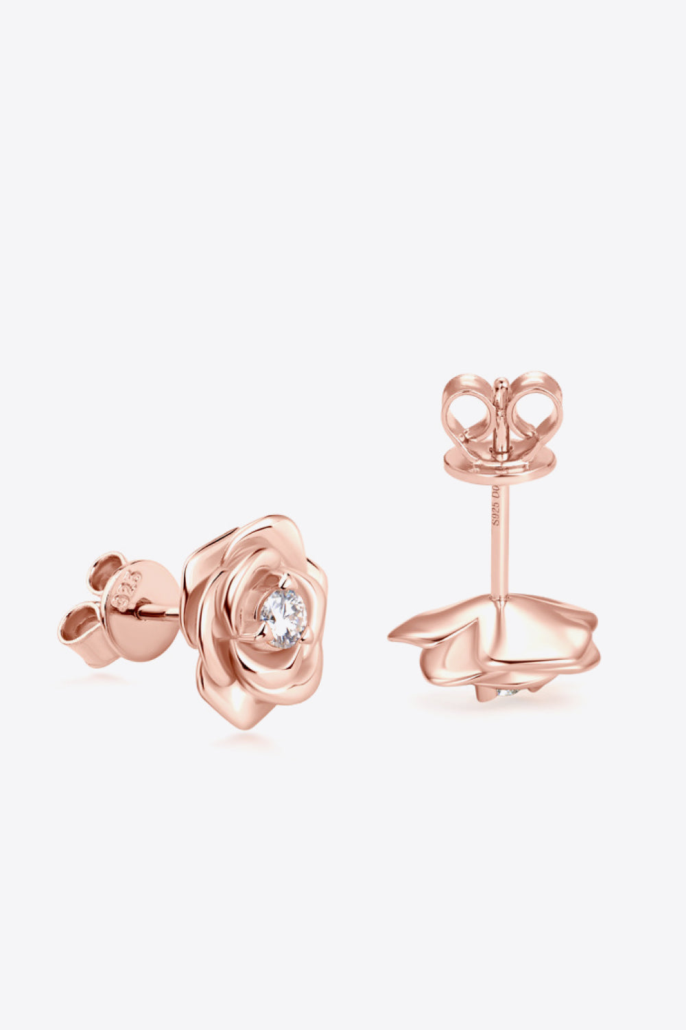 "Rosie" Adored Moissanite 925 Sterling Silver Earrings