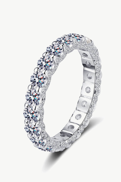 "Charmed" Moissanite Ring
