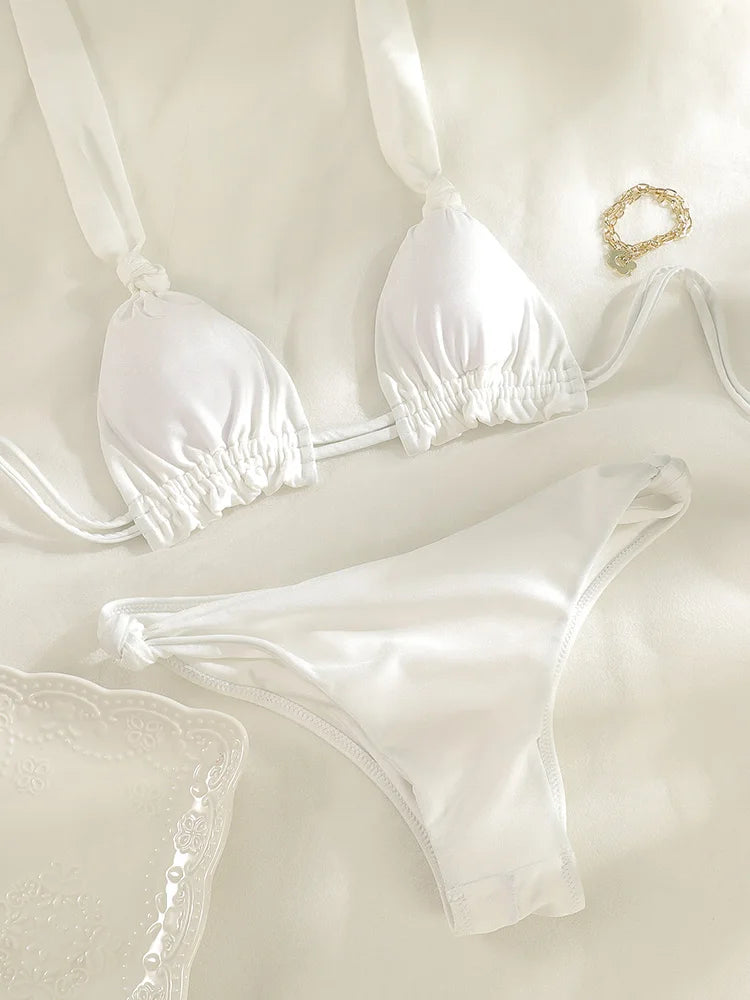 "Babes-n-Paradise" Micro-Scrunched Bikini