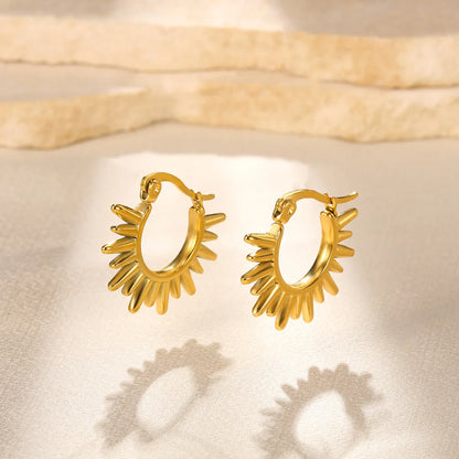 Sun-Kissed Rebel Hoops