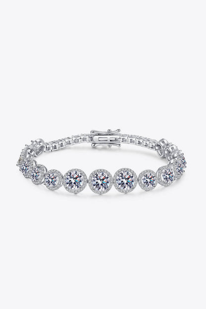 "She's a 10" 925 Sterling Silver 10.4 Carat Moissanite Bracelet