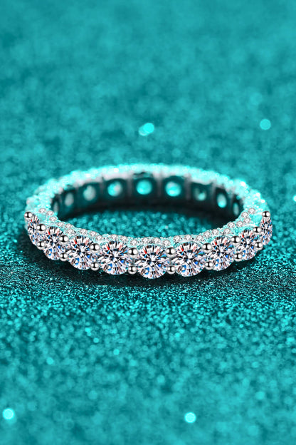 "Charmed" Moissanite Ring